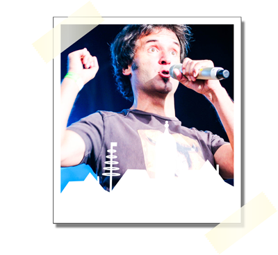 BAYERN 3-Comedian Chris Boettcher in Knetzgau / © BAYERN 3