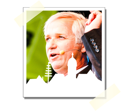 BAYERN 3 Comnedian Wolfgang Krebs in Knetzgau / © BAYERN 3