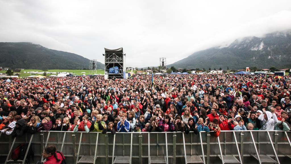 Geile Stimmung und Riesenandrang beim BAYERN 3 Dorffest in Inzell © BAYERN 3