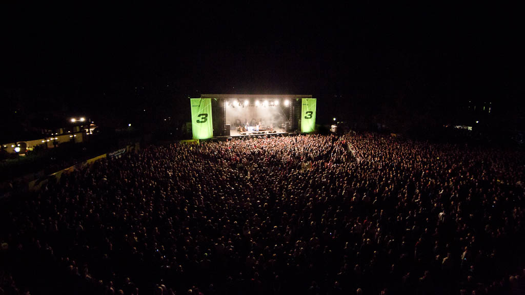 45.000 feiern mit Dick Brave & The Backbeats beim BAYERN 3 Dorffest in Bad Wiessee © BAYERN 3