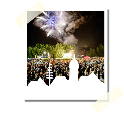 So kann ein BAYERN 3Dorffest enden: mit einem riesigen Abschlussfeuererk / © BAYERN 3