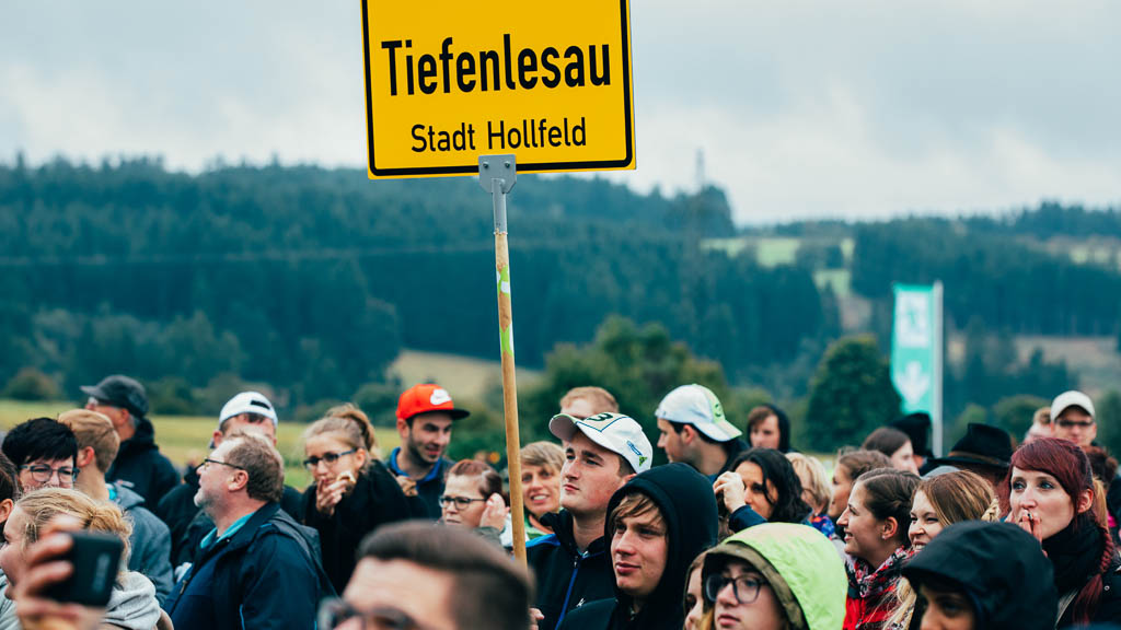 Einmal Dorffest, immer Dorffest - die Abordnung aus Tiefenlesau kam natürlich auch nach Teuschnitz © BAYERN 3