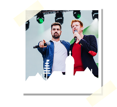 Sebastian Winkler und Sascha Seelemann haben als kleinste  / © BAYERN 3