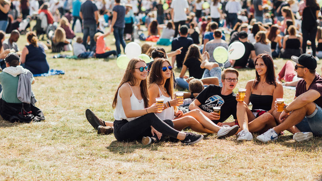 Allerbeste Festivalathmosphäre auf dem Flugplatz in Treuchtlingen-Bubenheim © BAYERN 3