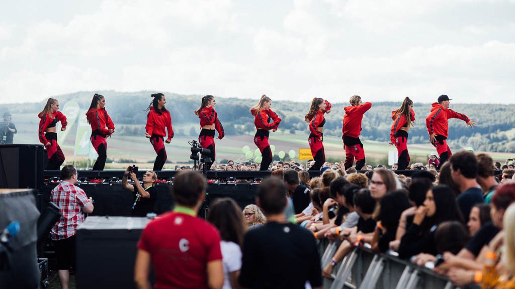 Eine feste Größe beim BAYERN 3 Dorffest: Die Tanzprofis von DA Funk aus Augsburg © BAYERN 3